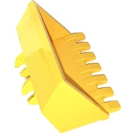 Lego lžíce bagru 3x6, 7 zubů, žlutá (234724, 4114236, 4187662)
